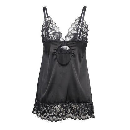 BABYDOLL SUBBLIME - CON ESTAMPADO FLORAL PECHO NEGRO S/M