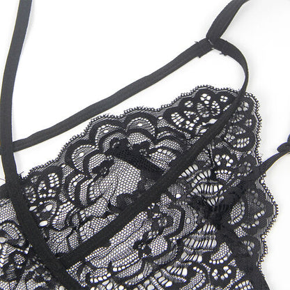 DISFRAZ POLICIA SUBBLIME -  BODY ENCAJE NEGRO S/M
