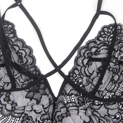 DISFRAZ POLICIA SUBBLIME -  BODY ENCAJE NEGRO S/M
