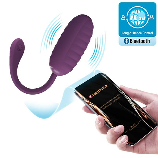 HUEVO VIBRADOR PRETTY LOVE - CASPER RECARGABLE MORADO