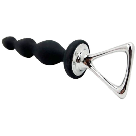 PLUG ESTIMULADOR ANAL CON CUENTAS UNISEX SILICONA 20.1 X 3.2CM ADRIEN LASTIC - ARROW
