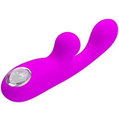PRETTY LOVE - SKYLAR VIBRADOR RABBIT ESTIMULADOR LED PÚRPURA