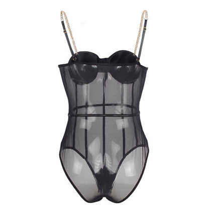 BODY SUBBLIME - TIRANTAS CADENA NEGRO S/M
