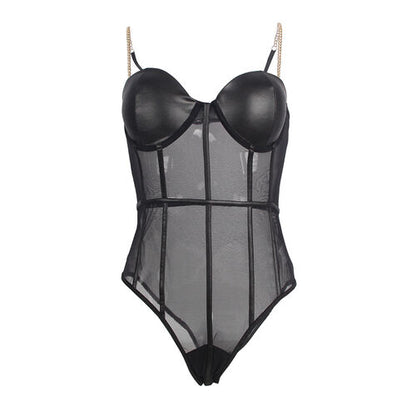 BODY SUBBLIME - TIRANTAS CADENA NEGRO S/M