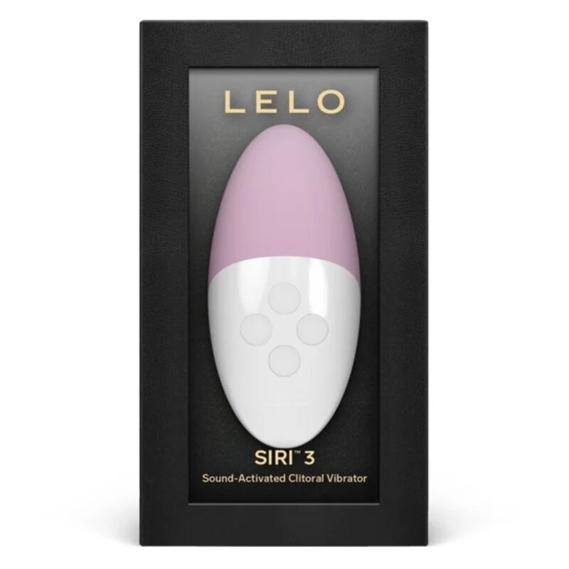 MASAJEADOR ESTIMULADOR DE CLITORIS ACTIVADO POR SONIDO LELO - SIRI 3 ROSA SUAVE