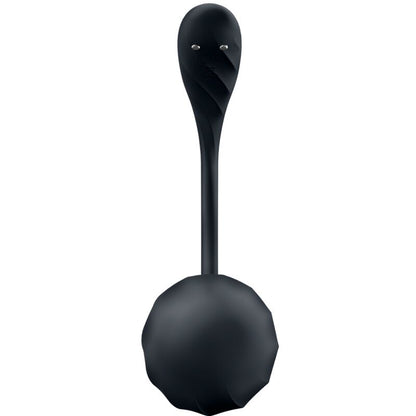 HUEVO VIBRADOR SATISFYER - RIBBED PETAL ESTIMULADOR PUNTO G CONTROL REMOTO NEGRO APP GRATUITA