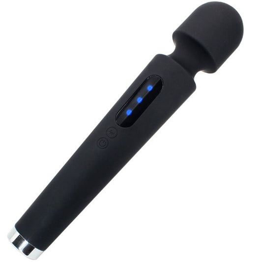 X POWER MASAJEADOR WAND 30CM LARGE 7 VIBRACIONES NEGRO