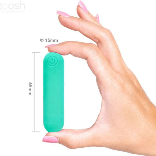 SPLASH JOLINE BALA VIBRADORA CON CONTROL REMOTO 10 VIBRACIONES 65 X 15 CM VERDE RECARGABLE USB