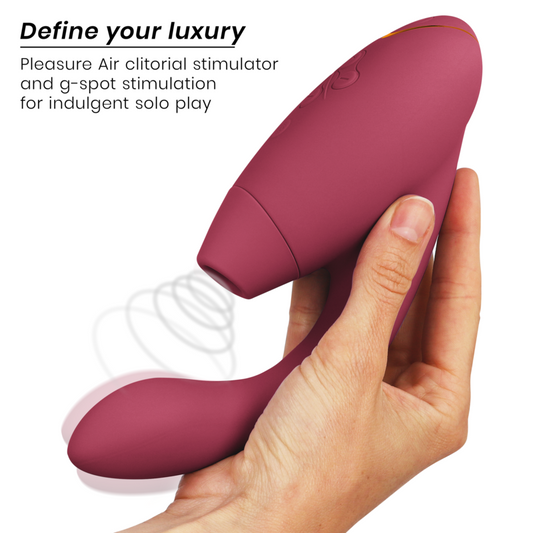 SUCCIONADOR DE CLÍTORIS WOMANIZER - DUO 2 ESTIMULADOR BURDEOS