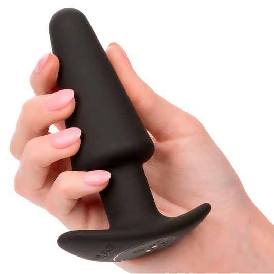 PLUG ANAL VIBRADOR  CÓNICO SILICONA UNISEX RECARGABLE CALEXOTICS - ROCK BOTTOM