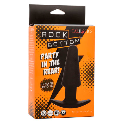 PLUG ANAL VIBRADOR  CÓNICO SILICONA UNISEX RECARGABLE CALEXOTICS - ROCK BOTTOM