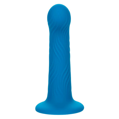 DILDO VAGINAL/ ANAL CON VENTOSA CALEXOTICS - WAVE RIDER RIPPLE