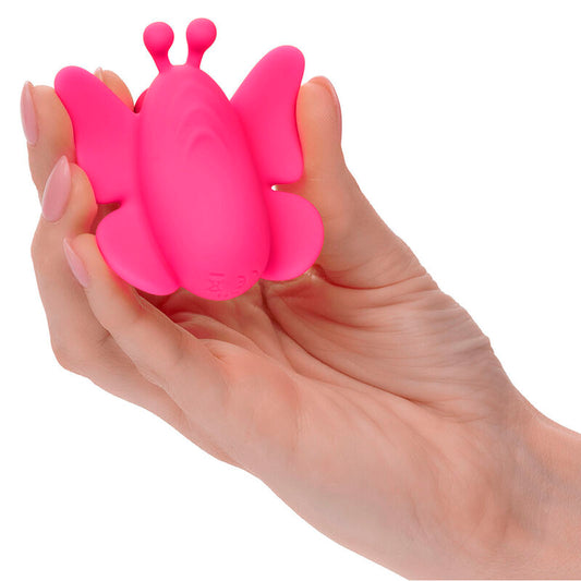 NEON VIBES THE FLUTTER VIBE VIBRADOR DE DEDO ROSA RECARGABLE USB CALEXOTICS