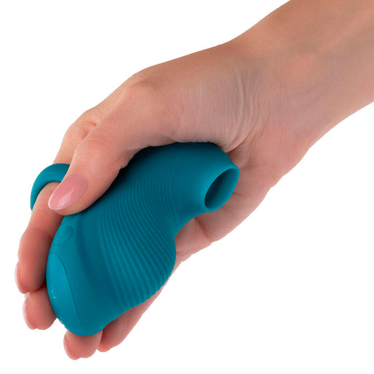 ENVY VIBRADOR SUCCIONADOR PARA DEDO 7 VIBRACIONES AZUL CALEXOTICS
