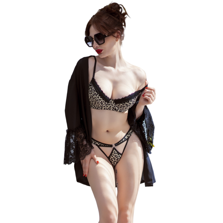 BIKINI 2 PIEZAS CHILIROSE - CR 4727  LEOPARDO S