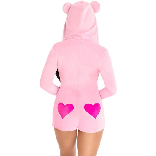 DISFRAZ LEG AVENUE - BODY OSITO TERCIOPELO ROSA M