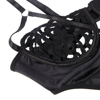 BODY SUBBLIME - 954055 SEXY DE ENCAJE NEGRO S/M