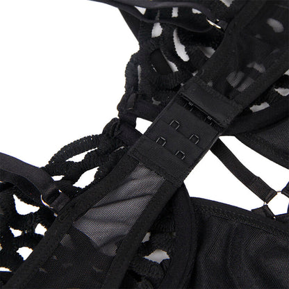 BODY SUBBLIME - 954055 SEXY DE ENCAJE NEGRO S/M