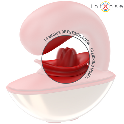INTENSE - MARIAH VIBRADOR &#38; ESTIMULADOR EN FORMA DE U 10 VIBRACIONES ROJO