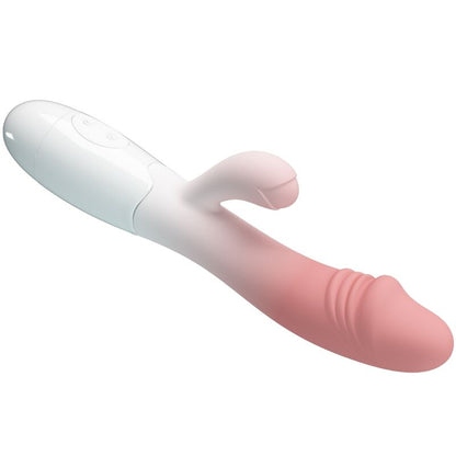 SNAPPY VIBRADOR RABBIT 3O VIBRACIONES ROSA CON BATERÍAS AAA