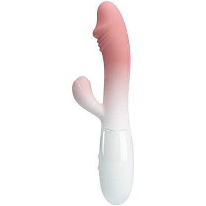 SNAPPY VIBRADOR RABBIT 3O VIBRACIONES ROSA CON BATERÍAS AAA