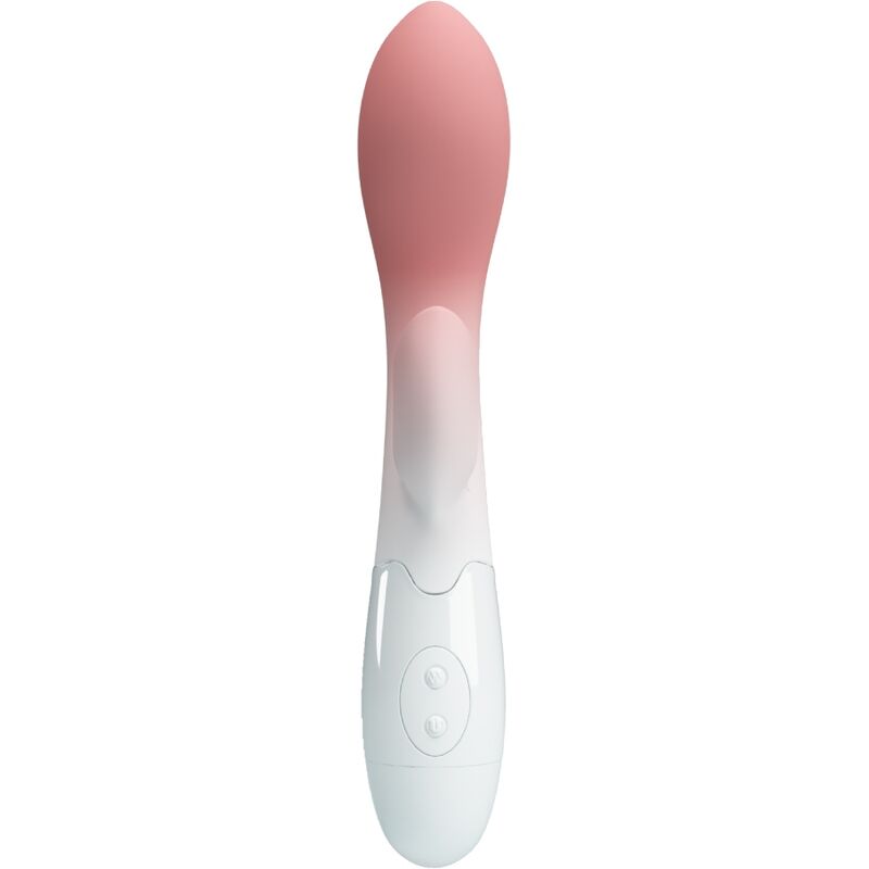 BRIGHTY VIBRADOR RABBIT 30 VIBRACIONES ROSA CON BATERÍAS AAA