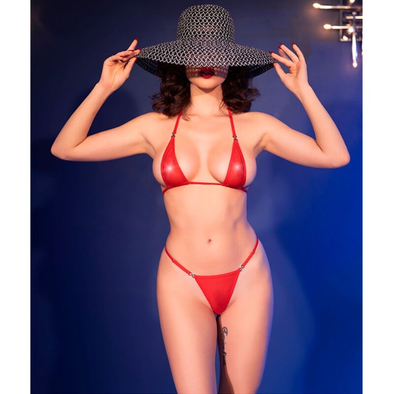 MICRO BIKINI CHILIROSE - CR 4840  ROJO S/M