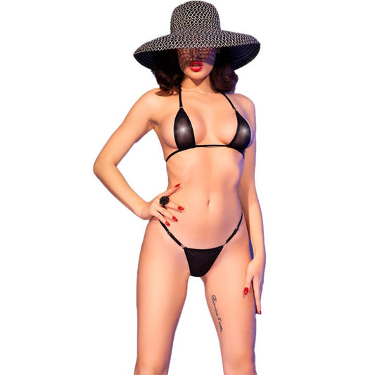 BIKINI CHILIROSE - CR 4840 MICRO  NEGRO S/M