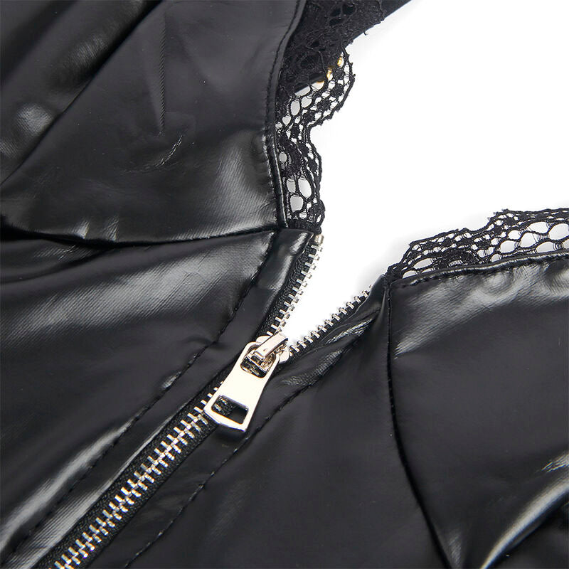 BODY SUBBLIME - 955458 CON CREMALLERA DE CUERO NEGRO S/M