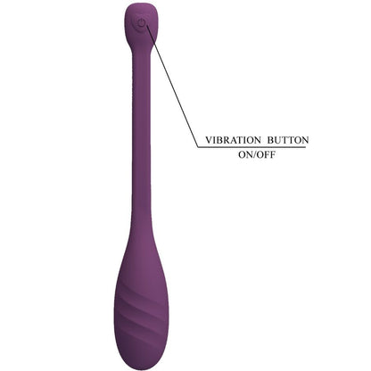HUEVO VIBRADOR PRETTY LOVE - LEVIATHAN CONTROLADO POR APP MORADO