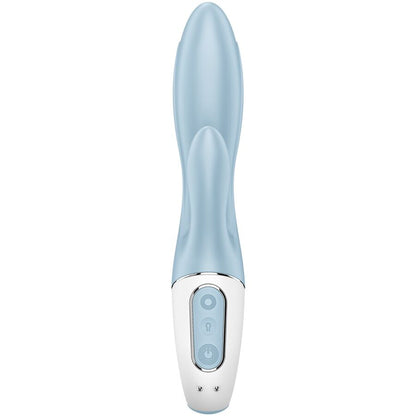 AIR PUMP BUNNY 1 VIBRADOR RABBIT INFLABLE AZUL RECARGABLE USB SATISFYER
