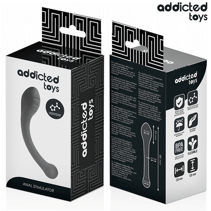 ADDICTED TOYS - ESTIMULADOR ANAL DOBLE SILICONA 18 CM