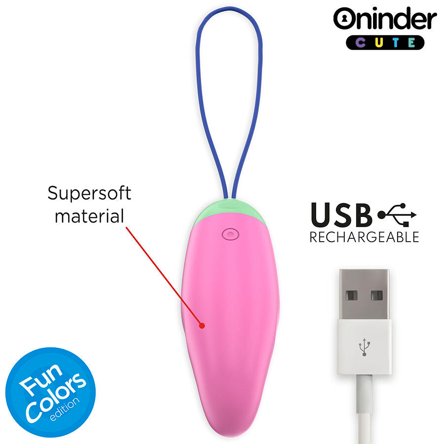 LOVE PLEASURE HUEVO VIBRADOR ROTADOR CON APP RECARGABLE USB