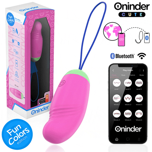 LOVE PLEASURE HUEVO VIBRADOR ROTADOR CON APP RECARGABLE USB