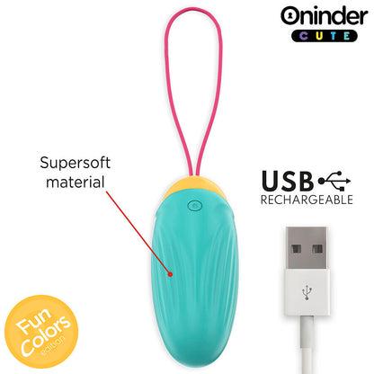 LOVE PLEASURE HUEVO VIBRADOR CON GEMAS ROTADORAS Y APP RECARGABLE USB