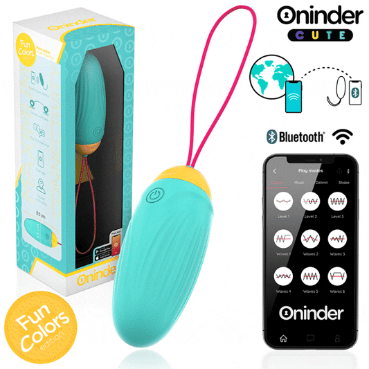 LOVE PLEASURE HUEVO VIBRADOR CON GEMAS ROTADORAS Y APP RECARGABLE USB