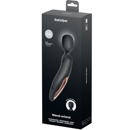 WAND-ERLAND MASAJEADOR VIBRADOR NEGRO XXL RECARGABLE USB