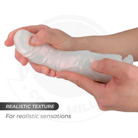 COCK MILLER - DILDO SILICONA 19,5 CM , LUCES Y VIBRACIÓN CON CONTROL REMOTO