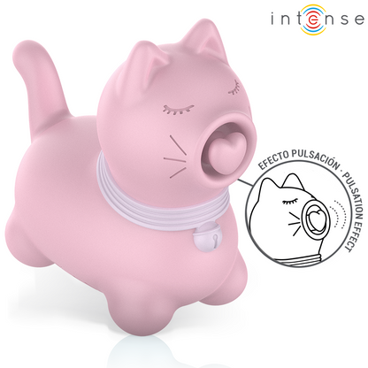 INTENSE - MARIE ESTIMULADOR CON LENGUA EFECTO PULSACIÓN ROSA