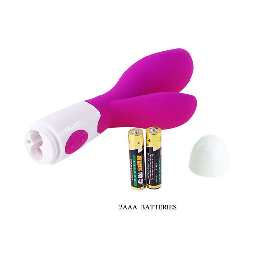 NEWMAN VIBRADOR RABBIT CLÁSICO 30 FUNCIONES CON BATERÍAS AAA