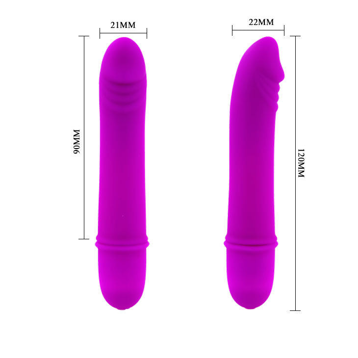 BECK MINI VIBRADOR SILICONA BATERÍA AAA