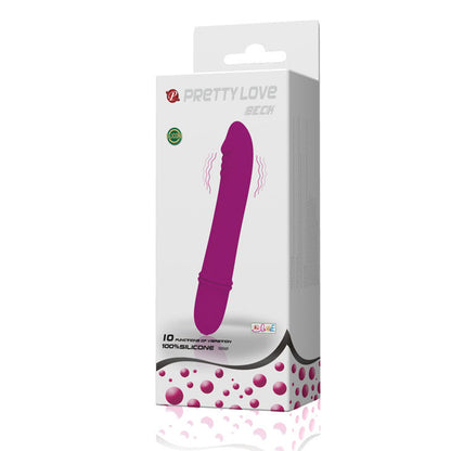 BECK MINI VIBRADOR SILICONA BATERÍA AAA