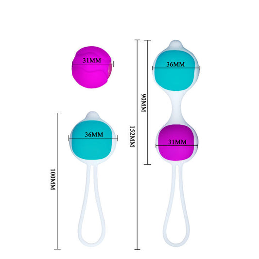 BOLAS KEGEL PRETTY LOVE - FLIRTATION ORGASMIC BALL DELUXE 30 GRS + 40 GRS
