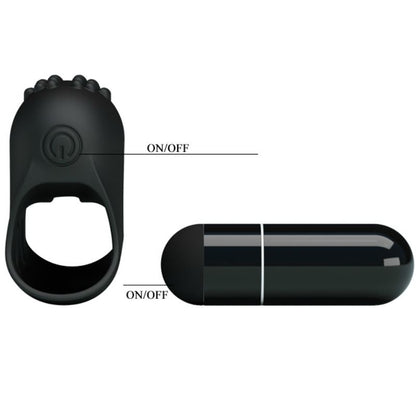 STEWARD VIBRADOR DE DEDO NEGRO SILICONA