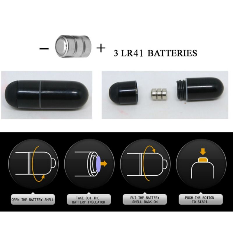 STEWARD VIBRADOR DE DEDO NEGRO SILICONA