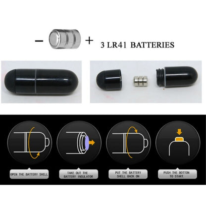 STANFORD VIBRADOR DE DEDO NEGRO