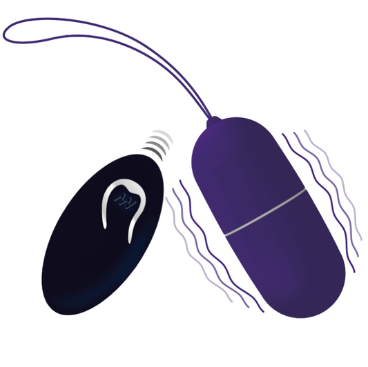 HUEVO VIBRADOR INTENSE - FLIPPY I  CONTROL REMOTO LILA