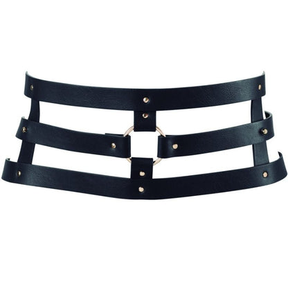 CINTURON CON CORREA BIJOUX - INDISCRETS MAZE NEGRO