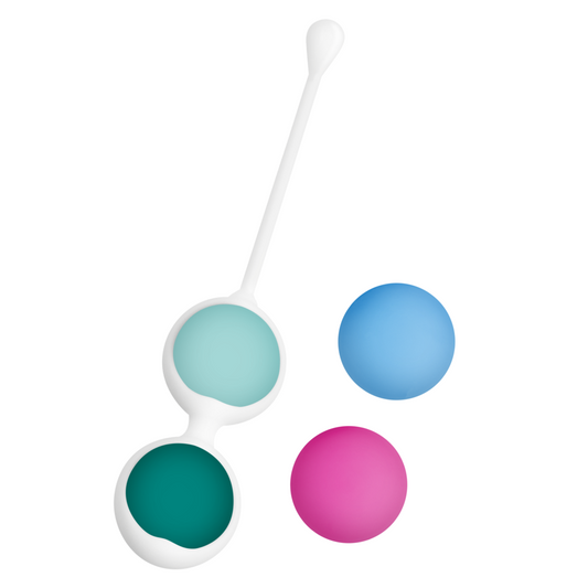 HAPPY LOKY - KEGEL BEADS ENTRENAMIENTO SUELO PELVICO 25GRS + 35GRS + 55GRS