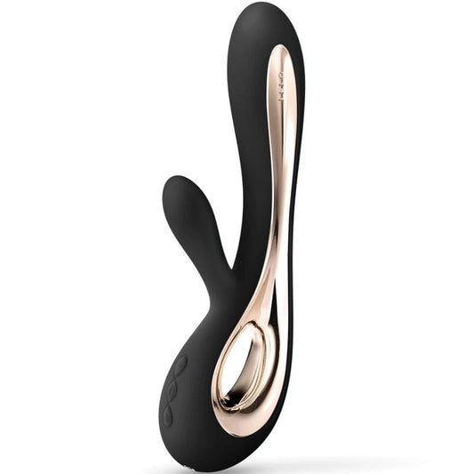 SORAYA 2 VIBRADOR RABBIT DE LUJO NEGRO